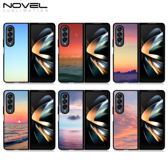 New Arrival Sublimation blank 2D TPU Phone Case for Samsung Galaxy Z Fold 3/ Galaxy Z Fold 4 DIY Shell With Aluminum Insert