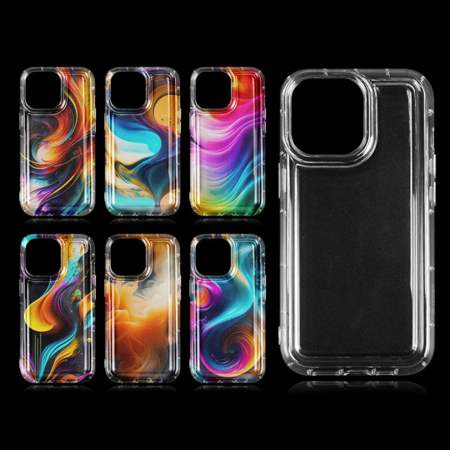 New Arrival Sublimation UV Printing Blank TPU Transparent Phone Case for iPhone 13 Pro DIY Shell