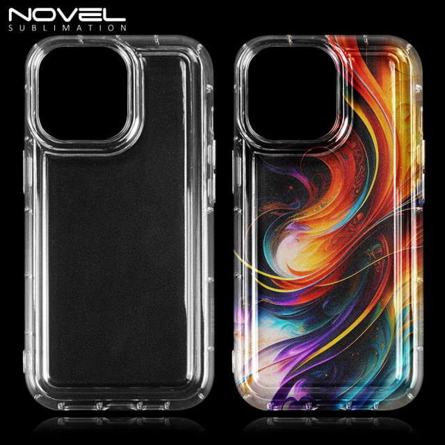 New Arrival Sublimation UV Printing Blank TPU Transparent Phone Case for iPhone 13 Pro DIY Shell