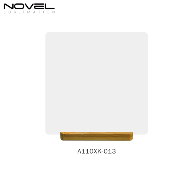 New Arrival 9 Styles Bamboo Crafts Sublimation Blanks Aluminum Photo Frame