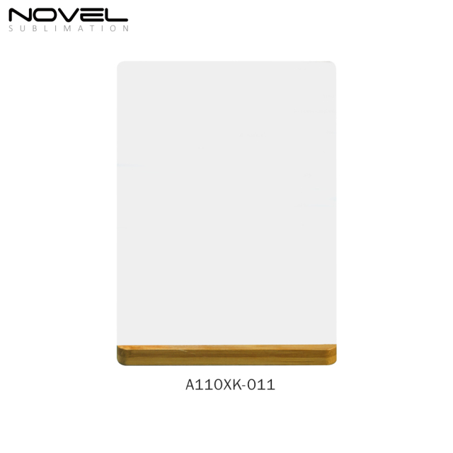 New Arrival 9 Styles Bamboo Crafts Sublimation Blanks Aluminum Photo Frame