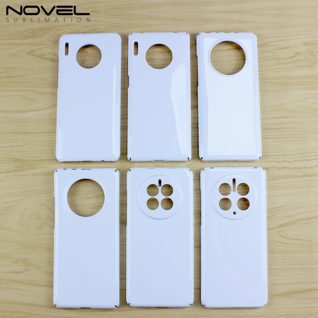 New Arrival 3D Film Sublimation Printing Plastic Phone Case For Huawei Series