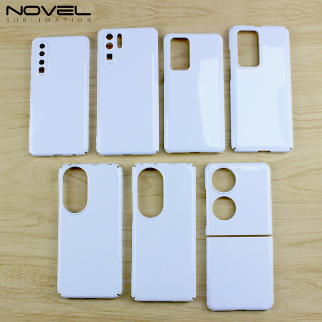 New Arrival 3D Film Sublimation Printing Plastic Phone Case For Huawei Series