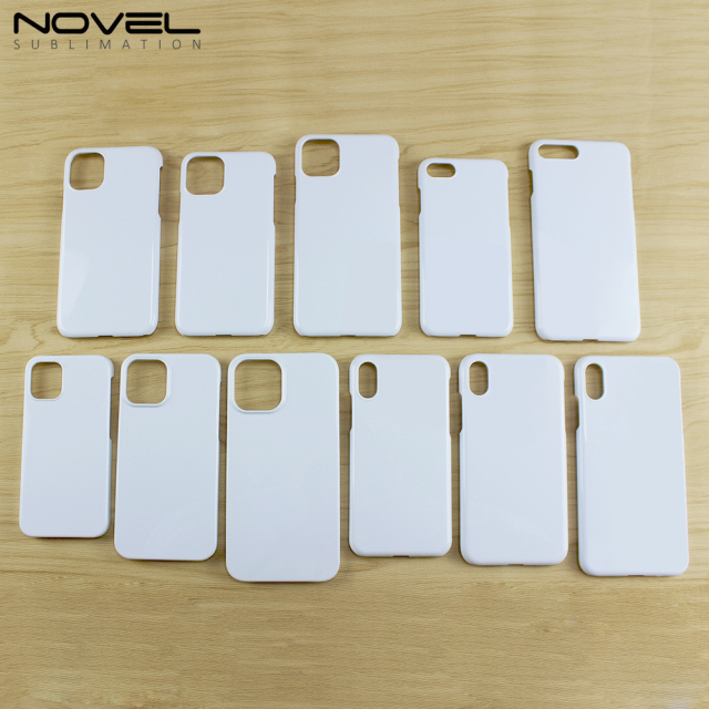 New Arrival 3D Film Sublimation Printing Plastic Phone Case For iPhone Series