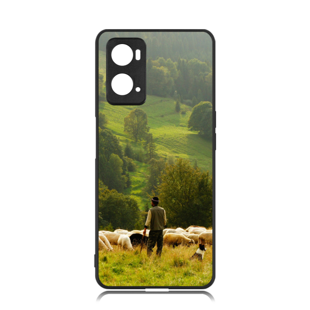 New arrival!!! For Oppo A1 5G / A8 /A36 Sublimation 2D TPU Case Cover With Aluminum Insert