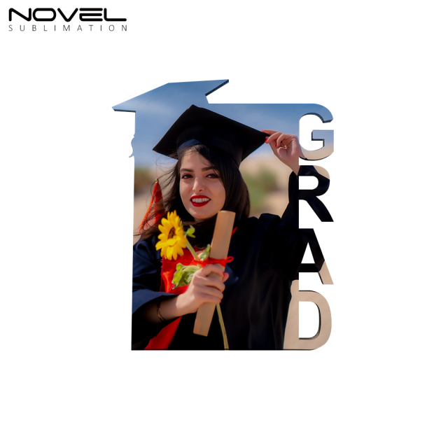 New Arrival 19 Styles MDF Crafts Sublimation Blanks Photo Frame for Graduation Series