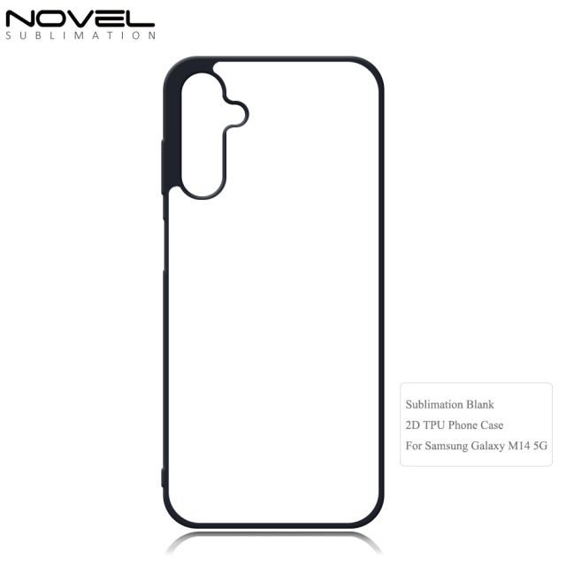 For Samsung M14 5G/ M54 5G Sublimation Blank 2D TPU Rubber Phone Case for DIY Printing