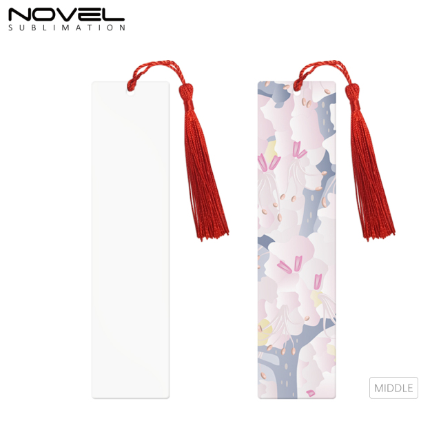 New Arrival Personalized Sublimation Aluminum Bookmark School Supply