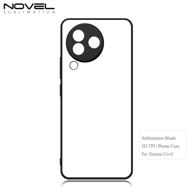 New Arrival!!! For Xiaomi Civi3,Xiaomi 13 Ultra Sublimation Blank Rubber 2D TPU Phone Case Cover