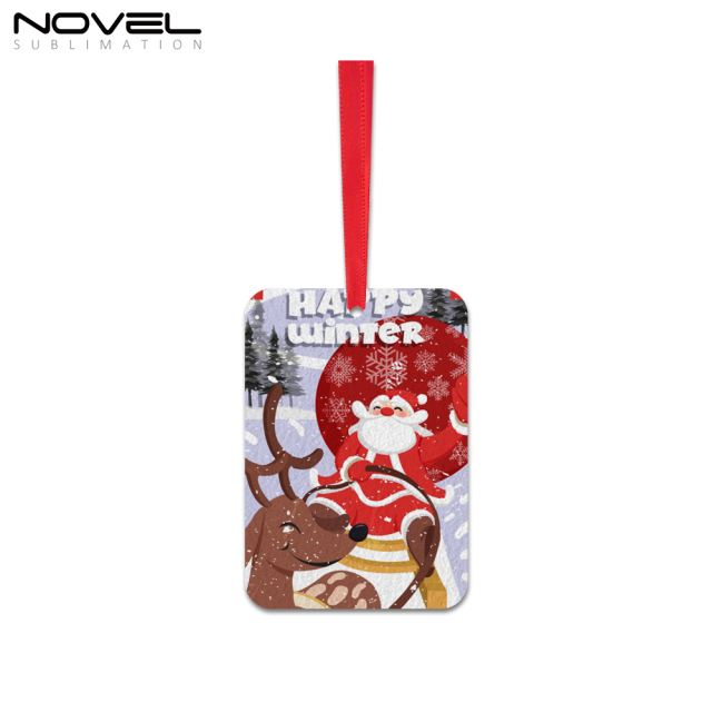 Sublimation Felt DIY Air Freshener Christmas Ornament Home Decoration