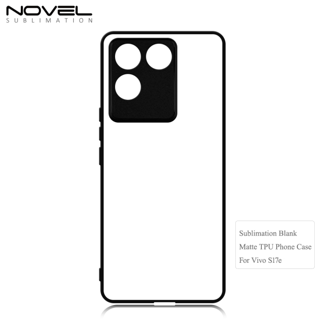 New Arrival!!! For Vivo Y/S Series、IQOO NEO8 Sublimation Blank Rubber 2D TPU Phone Case Cover
