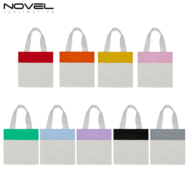 Sublimation Blank Halloween Candy Bags Cotton And Linen Shopping Bag Tote Bags Handbag