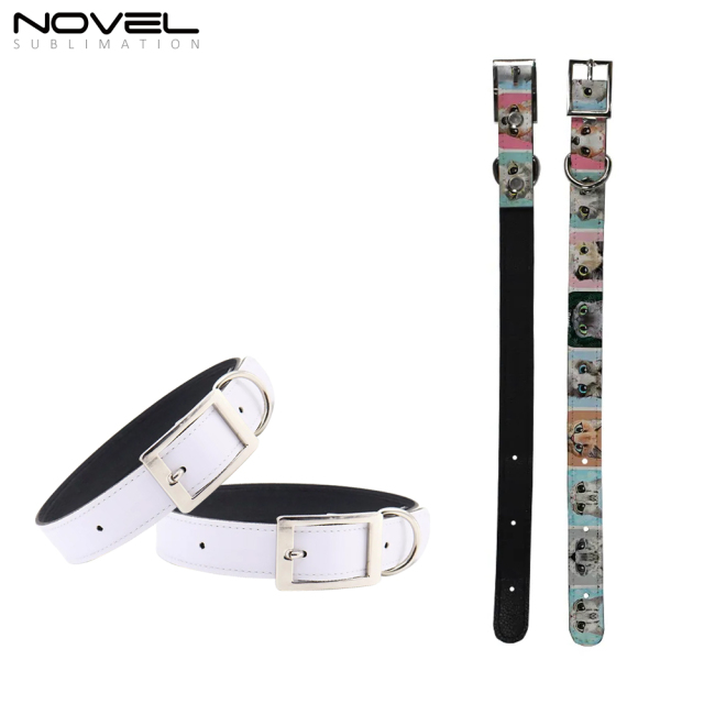 Custom Sublimation Pet Collar Blank Plain Personalized with Adjustable Quick Release Buckle
