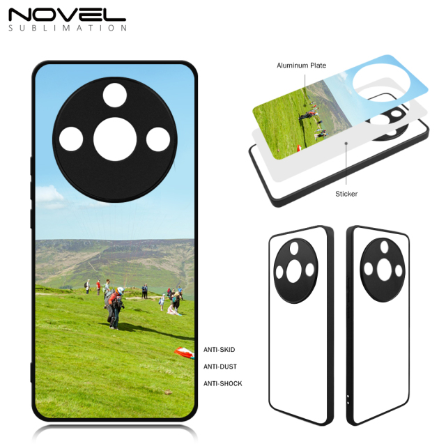 New Arrival Sublimation 2D TPU Phone Case for Honor X50 with Aluminum Insert