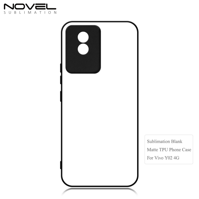 New Arrival Sublimation Blank 2D TPU Phone Case With Metal Insert For Vivo Y Series Y02s 4G Y75 5G Y20 Y21 /Y21S/ Y16/Y32/Y33T/Y33S/Y35/Y50/Y30/Y70S/Y51S/IQOO U1/ Y77
