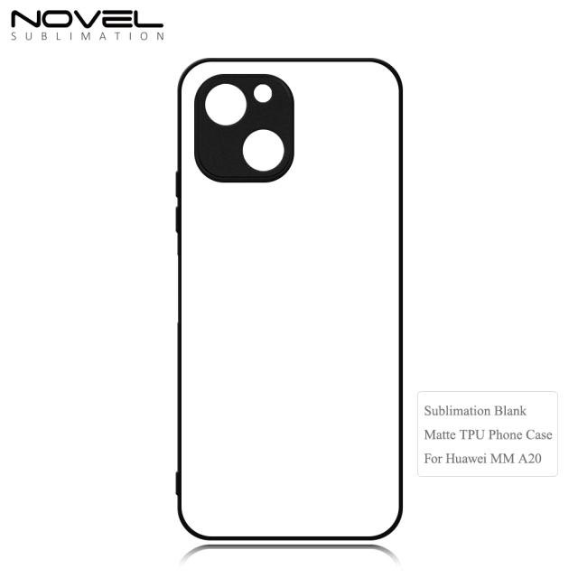 New Arrival Sublimation 2D TPU Phone Case for Huawei MM20 5G、MM A20 with Aluminum Insert