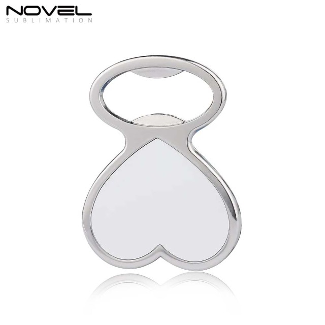 Custom Blank Sublimation Metal Bottle Opener Fridge Magnet with Three Shape