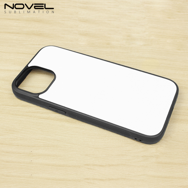 New Arrival Sublimation 2D TPU Phone Case for iPhone 15 Series DIY Shell With Aluminum Sheet