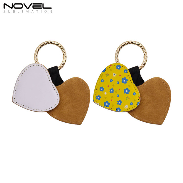 New Arrival PU Leather Sublimation Magnetic Hat Clip for Traveling Bags,Backpacks,Luggage Totes Hat Holder with Heart Shape