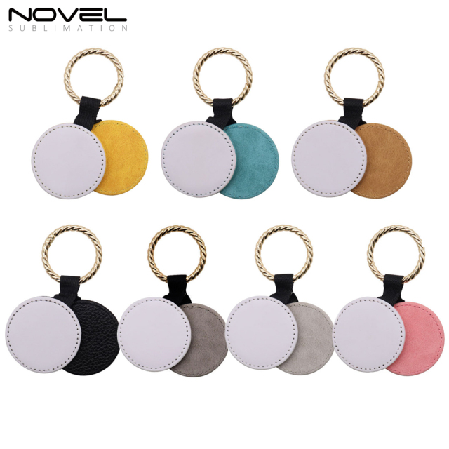 New Arrival PU Leather Sublimation Magnetic Hat Clip for Traveling Bags,Backpacks,Luggage Totes Hat Holder with Round Shape