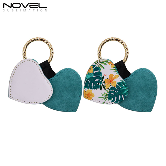 New Arrival PU Leather Sublimation Magnetic Hat Clip for Traveling Bags,Backpacks,Luggage Totes Hat Holder with Heart Shape