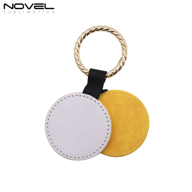 New Arrival PU Leather Sublimation Magnetic Hat Clip for Traveling Bags,Backpacks,Luggage Totes Hat Holder with Round Shape