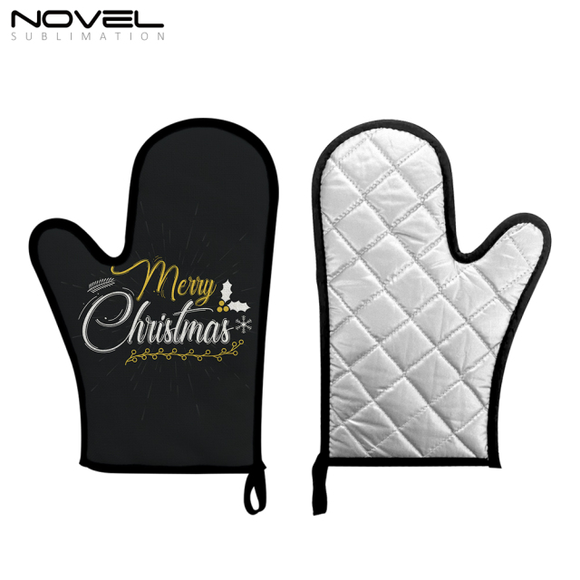 Sublimation DIY Linen Heat Resitant Gloves with Overlock Design