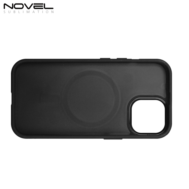 New arrival Sublimation 2D TPU Magsafe Phone Case For iPhone 15 Series Support Wireless Charging with Soft Film Insert