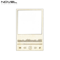 New Arrival MDF Crafts Sublimation Blanks Mini Retro Photo Frame