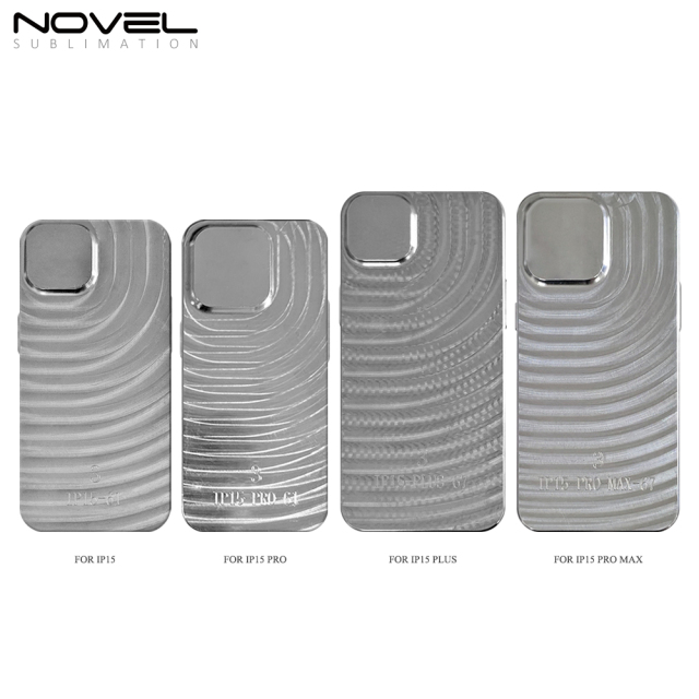 3D Metal Printing Mold for iPhone 15 Series Whole Series 3D Full Wrapped Film Sublimation Phone Case Jigs by using sublimation Film