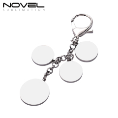 Sublimation Metal Keyring Custom Charms Set Keychain Family Photo Keychain Tag