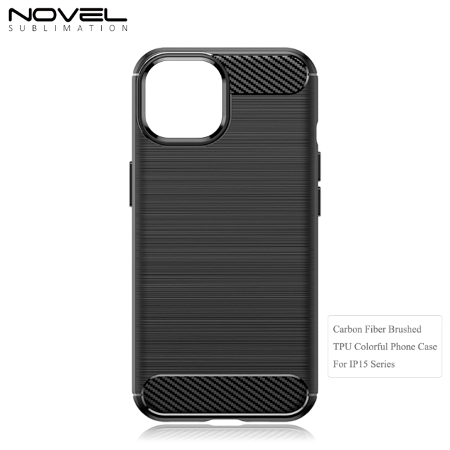 New Arrival Carbon Fiber Brushed Anti-Drop Phone Case for iPhone Series