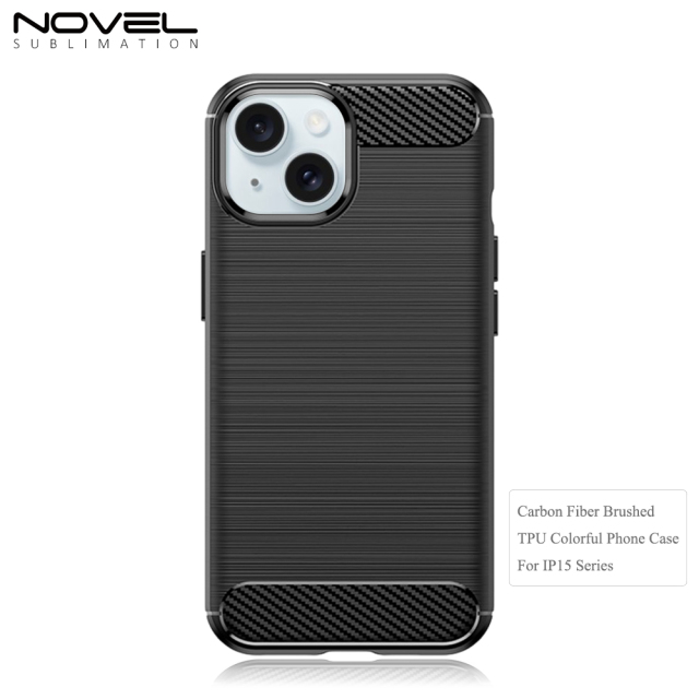 New Arrival Carbon Fiber Brushed Anti-Drop Phone Case for iPhone Series