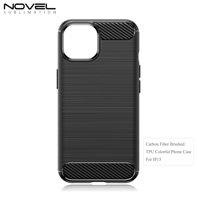 New Arrival Carbon Fiber Brushed Anti-Drop Phone Case for iPhone Series