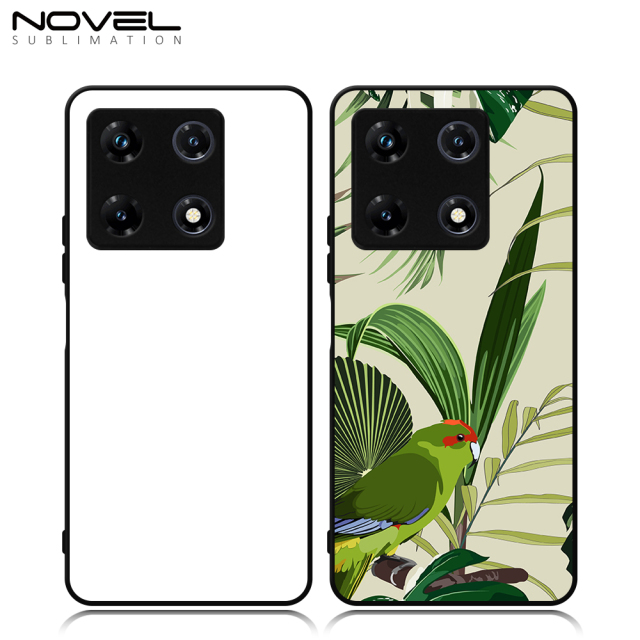 Smooth Sides!!! For Infinix Note 30/Note 30 Pro/Note 11S/ Note 11 Pro Sublimation Blank Soft Rubber Sides 2D TPU Silicone Phone Case With Metal Insert