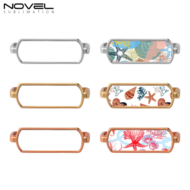 New Arrival Sublimation Blank Zinc Alloy Strap Buckle 3 Color Available