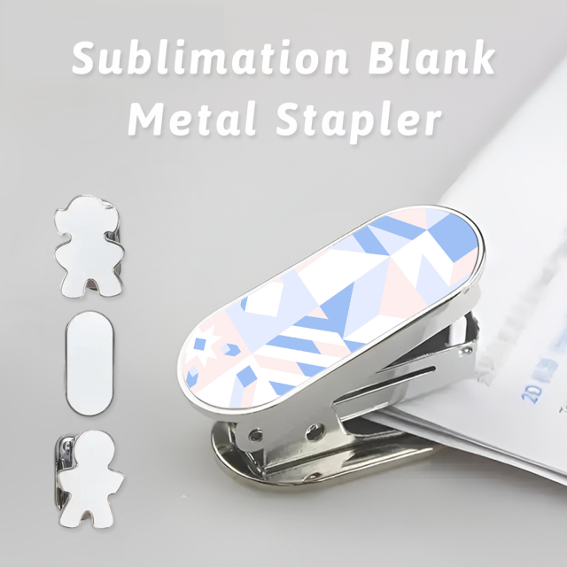 Sublimation Metal Stapler DIY School Student  Stationery