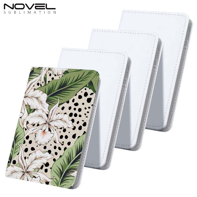 PU Leather Blank Heat Transfer Travel Passport Book Holder Wallet Cover for Passport, Business Cards, Credit Cards, Boarding Passes