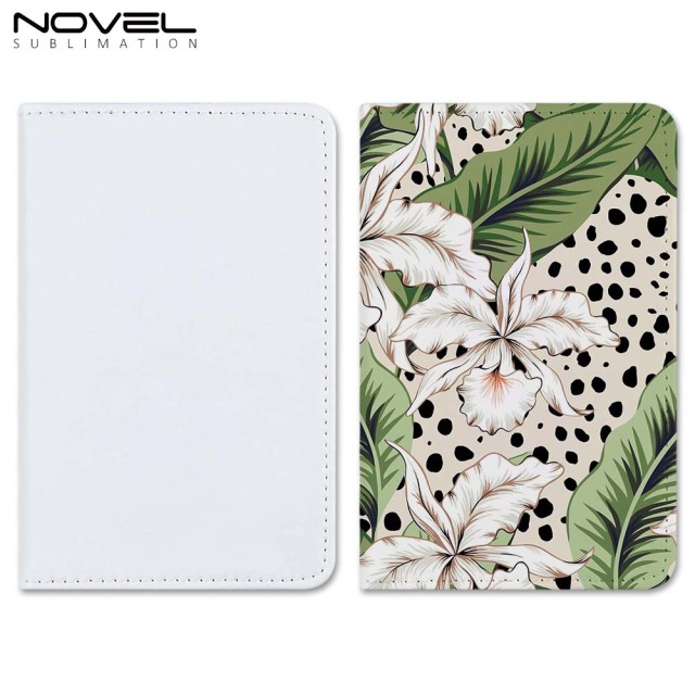 PU Leather Blank Heat Transfer Travel Passport Book Holder Wallet Cover for Passport, Business Cards, Credit Cards, Boarding Passes