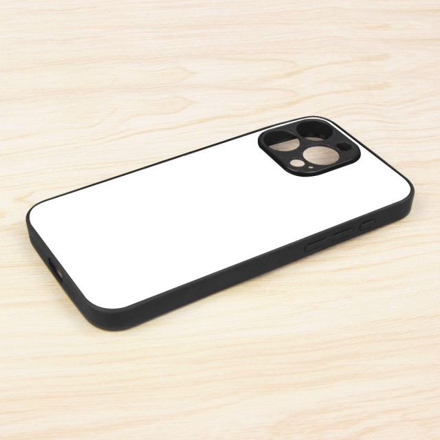 Sublimation TPU Tempered Glass Case Cover For iPhone 15 Series with Fine Camera Hole