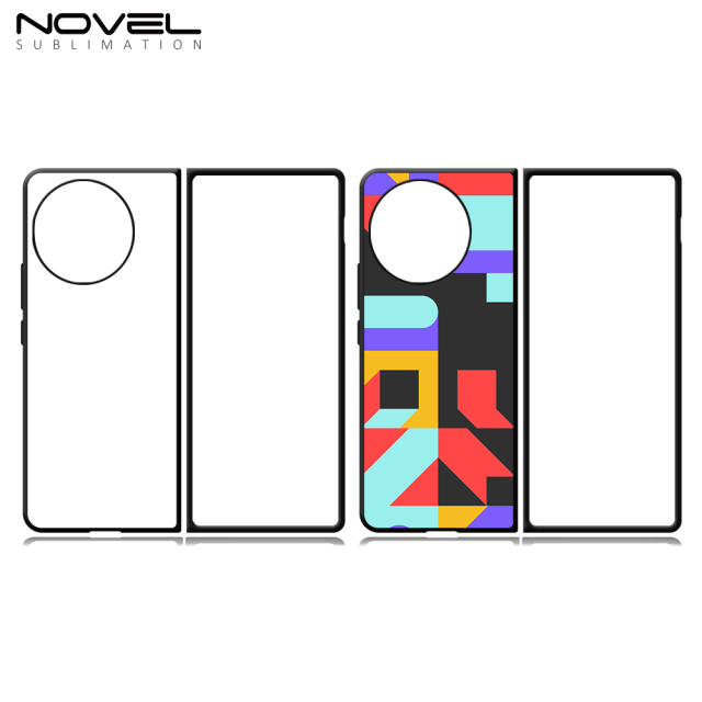 New Arrival Sublimation Blank 2D TPU Phone Case for Vivo X Flip,X Fold 2 DIY Shell With Aluminum Insert