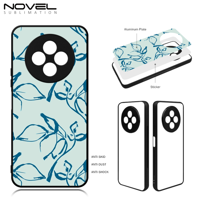 Smooth Sides!!! For Wiko Hi Enjoy 60 Pro Sublimation Blank Rubber 2D TPU PC Phone Case Cover