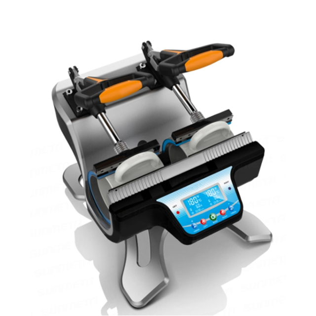 Mini Double Station Mug Press Machine Sublimation Thermal Transfer Printing Machine ST-210