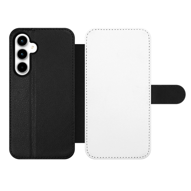 Sublimation Blank PU Leather Flip Phone Case Wallet TPU Inside with Card Holder and Stand for Samsung A55,A35,A05/A15/A25 Series