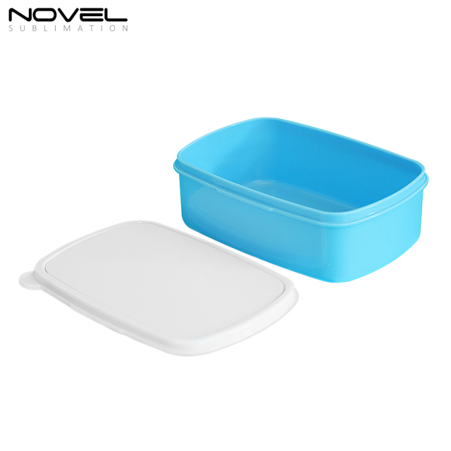 Heat Press Sublimation Blank Plastic Rectangle Lunch Box Picnic Box