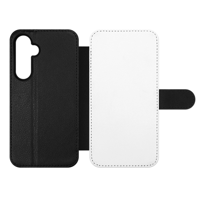 Sublimation Blank PU Leather Flip Phone Case Wallet TPU Inside with Card Holder and Stand for Samsung A35,A05/A15/A25 Series