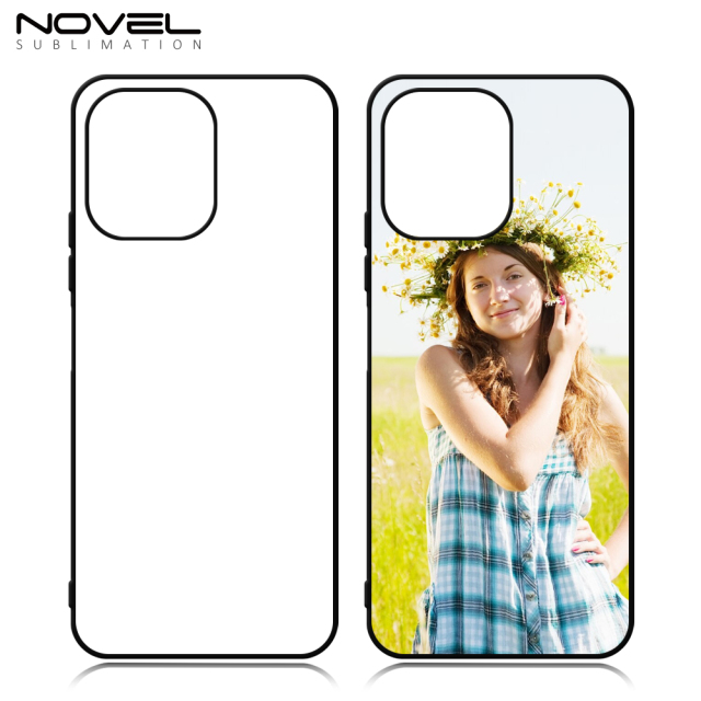 New Arrival Sublimation Blank 2D TPU Phone Case for Redmi 12 4G/5G DIY Shell with Aluminum Sheet