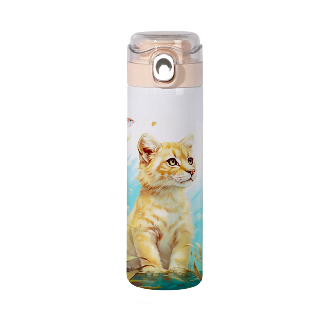 New Arrival 350ml,450ml Sublimation Colorful Pea Thermos Cup