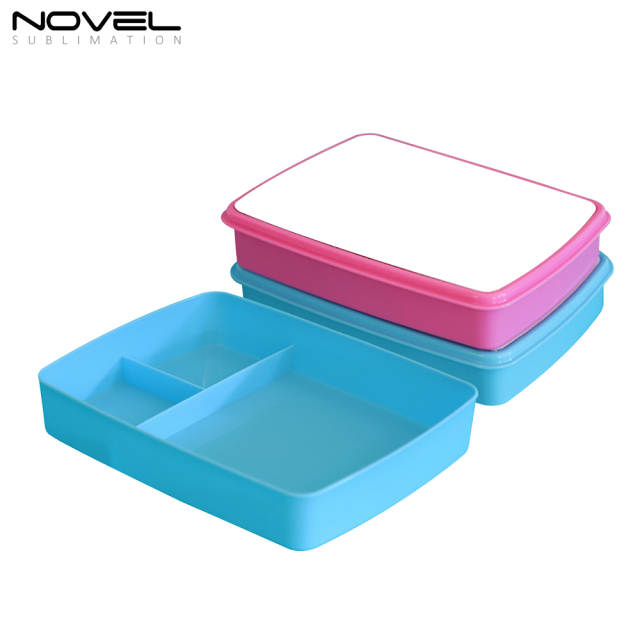 Blank Sublimation Plastic Rectangle Lunch Box Picinc Box