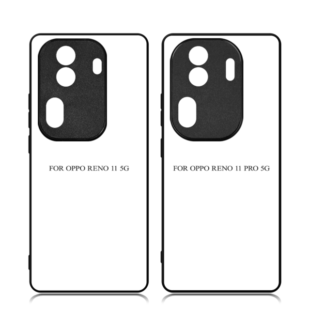 New Arrival Sublimation 2D TPU Phone Case for OPPO Reno 11 Series,Reno 10/Reno 10 Pro DIY Shell With Aluminum Sheet